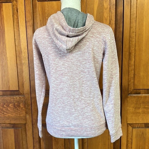 Vacationland Wear Graphic Hooded Sweatshirt Heathered Red w Kangaroo Pocket S - Picture 4 of 13